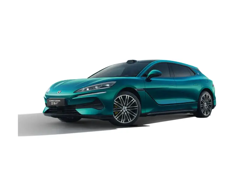 Nuova DENZA Z9GT vista anteriore, Gran Turismo premium dal design elegante e aerodinamico disponibile presso Auto 3C.